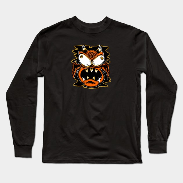 Small Time Demon Long Sleeve T-Shirt by PungentBasementArt